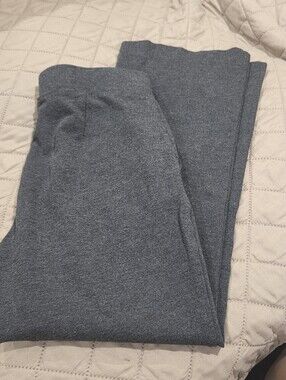 Ann Taylor Weekend Heather Charcoal Crewneck Top